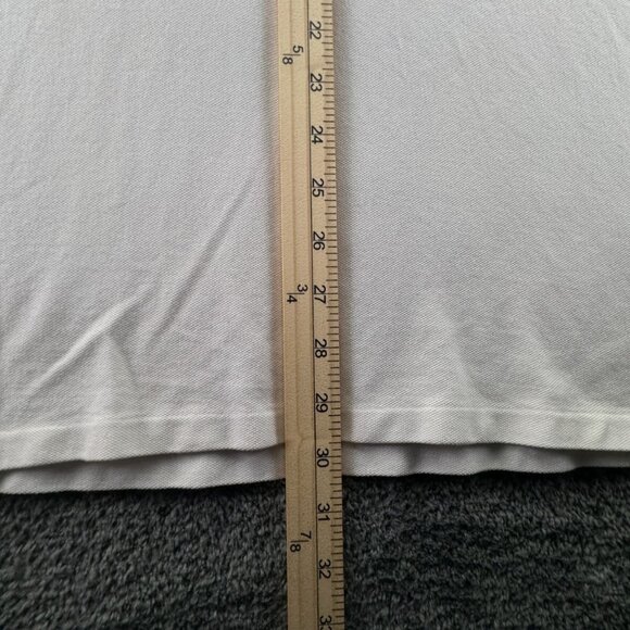 Polo Ralph Lauren Polo Shirt XL White Embroidered Short Sleeve Big Pony Pro Fit - Picture 4 of 15